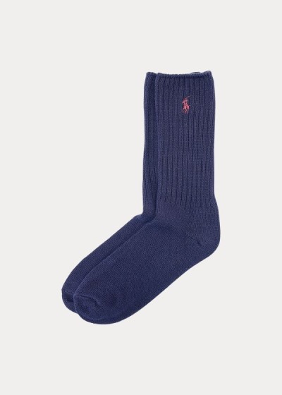 Men's Polo Ralph Lauren Cotton-Blend Crew Socks | 723856HDC